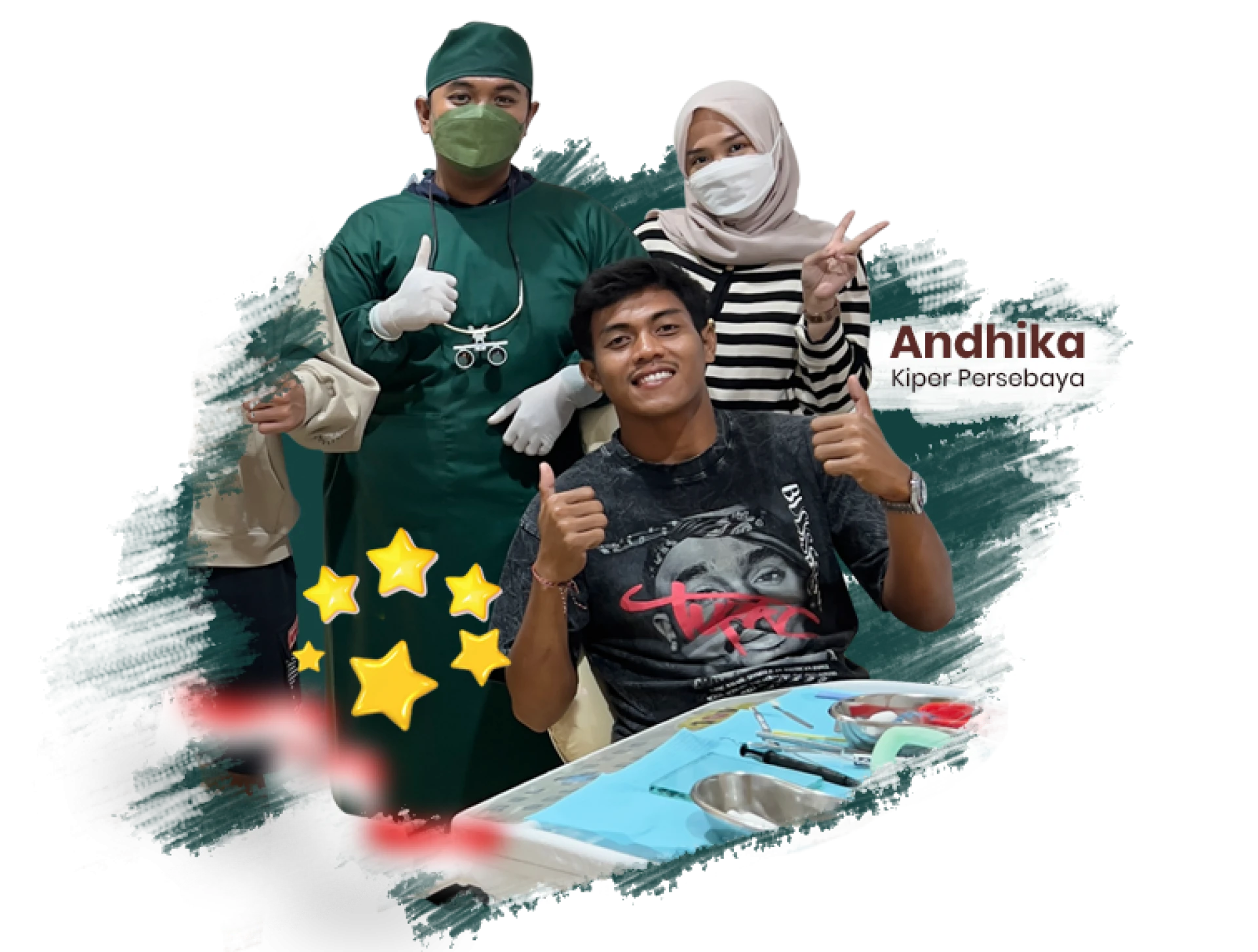 Cabut gigi dan scaling gigi sini tanpa rasa sakit dan menyenangkan sekali